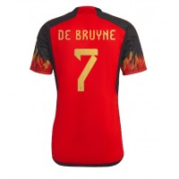 Belgien Kevin De Bruyne #7 Fußballbekleidung Heimtrikot WM 2022 Kurzarm